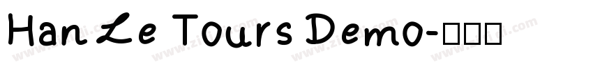 Han Le Tours Demo字体转换